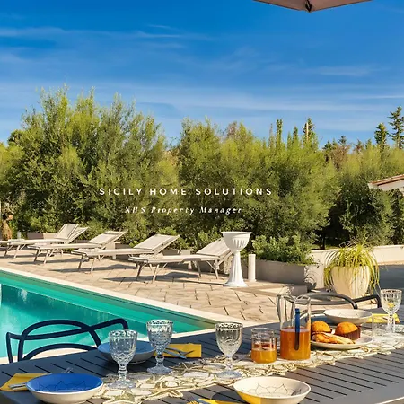 Degli Ulivi Con Piscina Salata By Sicily Solutions Balestrate